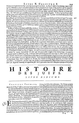Livre Dixième