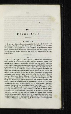 Vermischtes
