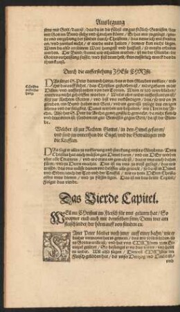 Das Vierde Capitel.