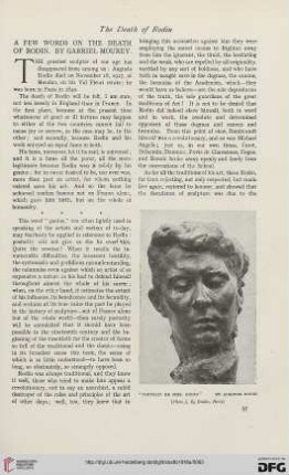 73: A few words on the death of Rodin