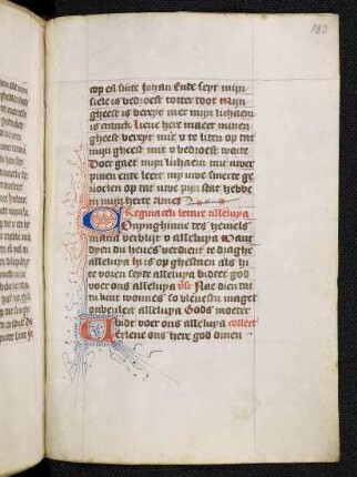Antiphon 'Regina coeli letare' mit zwei Gebeten, nl.