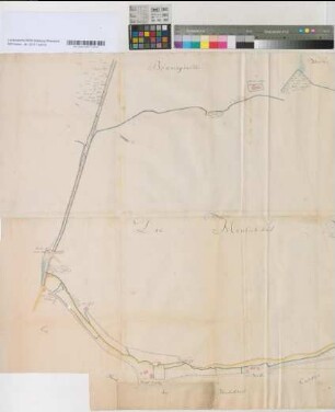 [Grenze zwischen Kleve und Geldern im Bereich der Herrlichkeiten Capellen und Hamb. Teil der Landstraße Capellen-Sonsbeck]. Nro. 4.