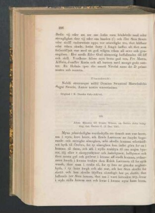 198. [Johan Månsson till svante Nilsson om Örebro slotts belägring, dat. Örebro d. 11 Dec. 1501.]