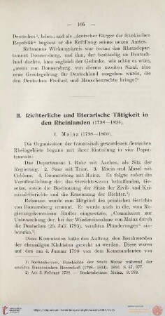 1. Mainz (1798-1800)