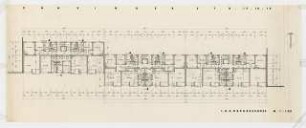 Wohnhäuser Zähringerstraße 17-19, Berlin-Wilmersdorf: Grundriss 1. und 4. Obergeschoss 1:100