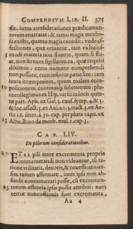 Cap. LIV. De pilorum considerationibus.