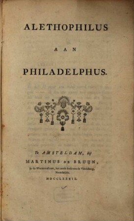 Alethophilus aan Philadelphus
