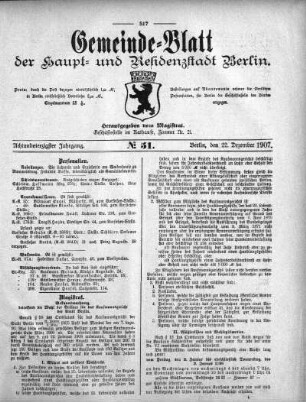 1907,51: No. 51, 22. Dezember 1907