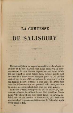La comtesse de Salisbury, 2