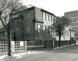 Radebeul. Fabrikgebäude, Gartenstraße 64. Straßenansicht