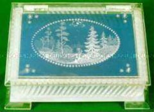 Schmuckkästchen mit Winterlandschaft