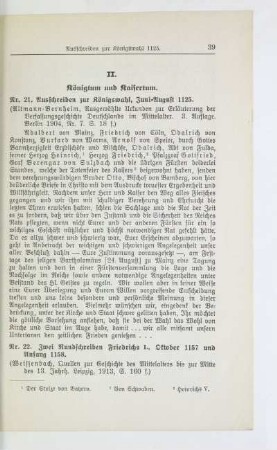 II. Königtum und Kaisertum