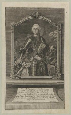 Bildnis des Karl Georg Lebrecht Fürst zu Anhalt-Köthen