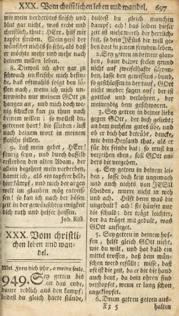 XXX. Vom christlichen leben und wandel