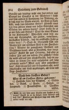 304-323, Nach dem fünfften Gebot