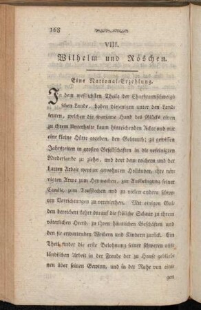 VIII. Wilhelm und Röschen