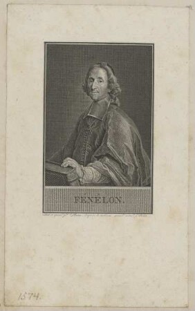 Bildnis des Francois de Salignac de la Mothe Fénélon