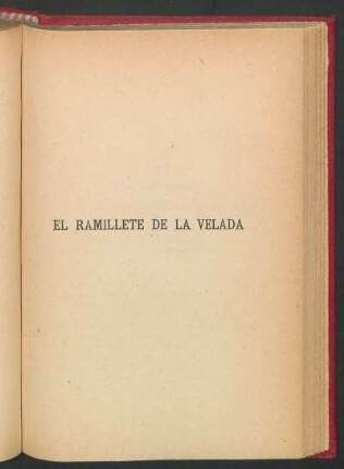 El ramillete de la velada