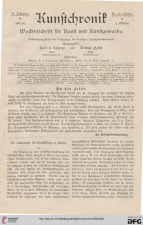 Die akademische Kunstausstellung in Berlin, [3]