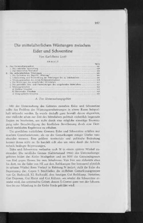 Die mittelalterlichen Wüstungen zwischen Eider und Schwentine