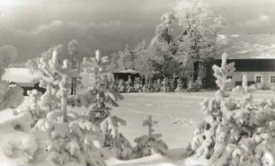 Hermsdorf. Blick zum Fremdenhof zum Zollhaus