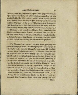 Ueber den Begriff der Worte: Schall und Ton