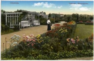 Chemnitz. Stadtpark Blumengarten