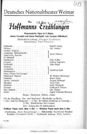 Hoffmanns Erzählungen