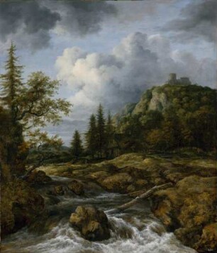 Der Wasserfall vor dem Schlossberg