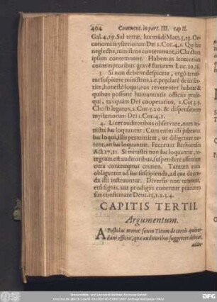 Capitis Tertii.