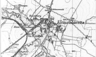 Löbau-Kleinradmeritz. Meßtischblatt, Sekt. Reichenbach-Kittlitz