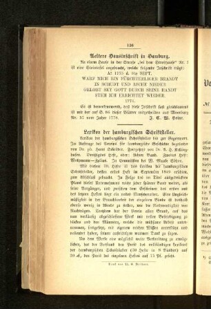 Lexikon der hamburgischen Schriftsteller.