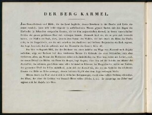 126-129, Der Berg Karmel