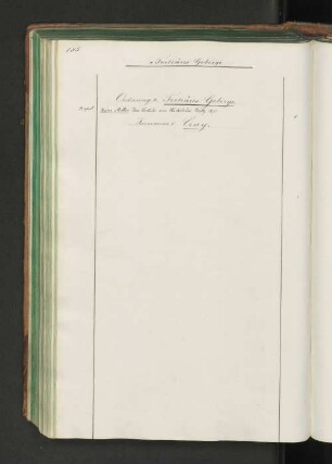 Ordnung II. Tertiäres Gebirge.