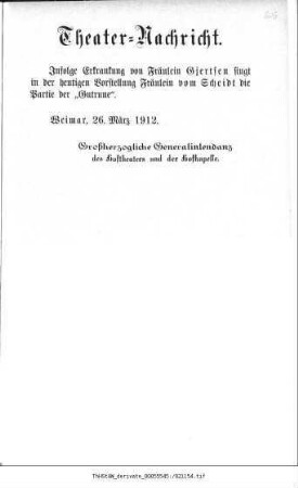 Der Ring des Nibelungen. Dritter Tag: Götterdämmerung