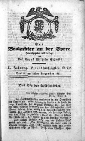 51. Stueck, 22. Dezember 1851