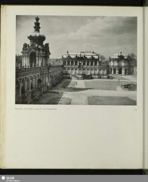 Kronentor, Math.-Phys. Salon (F) und Wallpavillon