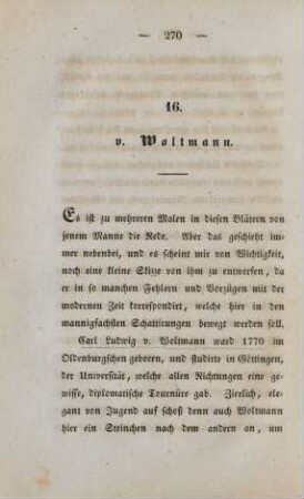 16. v. Woltmann