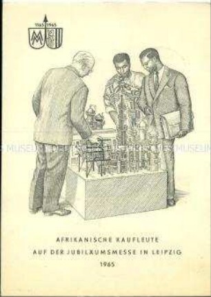 Postkarte zur Leipziger Messe 1965