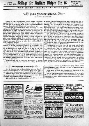 Beilage der Berliner Wespen Nr. 16