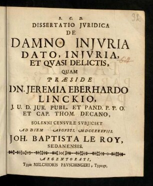 A1r-B2v, De Damno Injuria Dato, ...