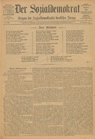 No. 39. 27. September 1890.