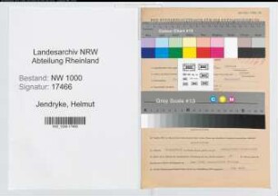 Entnazifizierung Helmut Jendryke, geb. 10.07.1920 (Verw.Angest.)