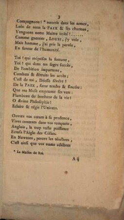 Ode sur la paix