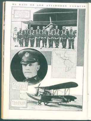El raid de los aviadores Yanquis