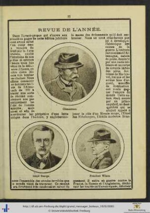 Revue de l'année.