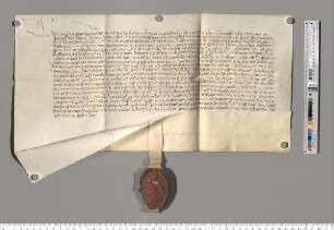 A: Abt Georg des Klosters Speinshart. S: A. E: Herr Georg Renner, Kellner des Klosters Michelfeld. Betreff: Vidimierung der inserierten Urkunde Bischof Friedrichs von Bamberg vom 23. November 1424 (= Urkunde Nr. 117).
