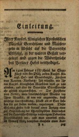 Abhandlungen und Materialien zum neuesten deutschen Staatsrechte und Reichsgeschichte des Jahres ... seit dem Absterben des letzten Churfürsten von Bayern Maximilian Josephs, 3. 1778