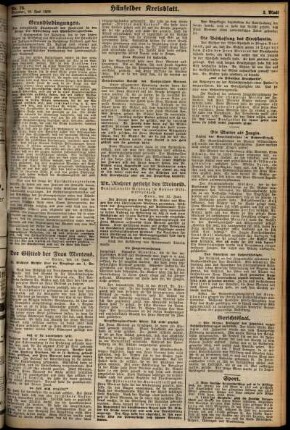 Zweite Ausgabe vom Dienstag, den 18. Juni 1929.