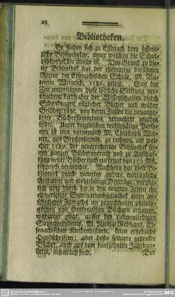 Bibliotheken